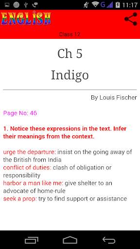 Class 12 English Solutions screenshot 3