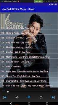 Jay Park Offline Music - Kpop screenshot 4