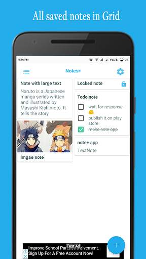 Notes  : Note App,TODO,Create and share PDF notes screenshot 1
