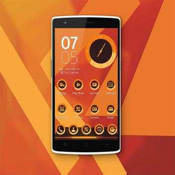 Next Launcher 3D Theme Flat O screenshot 2