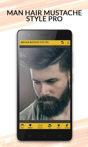 Man Hair Mustache Style Pro screenshot 3
