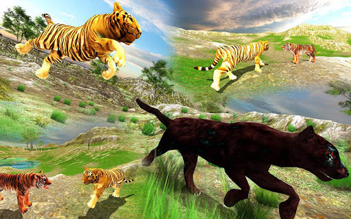 Wild Tiger Simulator 3d animal games screenshot 2