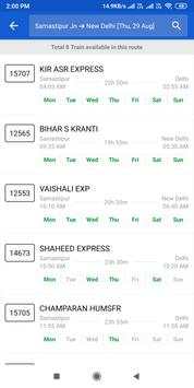 Indian Rail Enquiry screenshot 2
