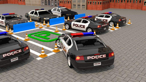 Modern Police Car Parking : Real Car Parking 3D screenshot 1