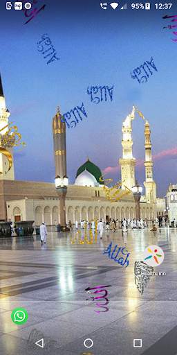 Magic Touch - Medina Islamic Live Wallpaper screenshot 4