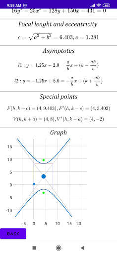 Analytic Geometry - Conics скриншот 8