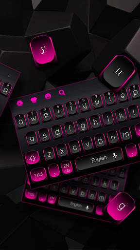 Black Pink Keyboard screenshot 2
