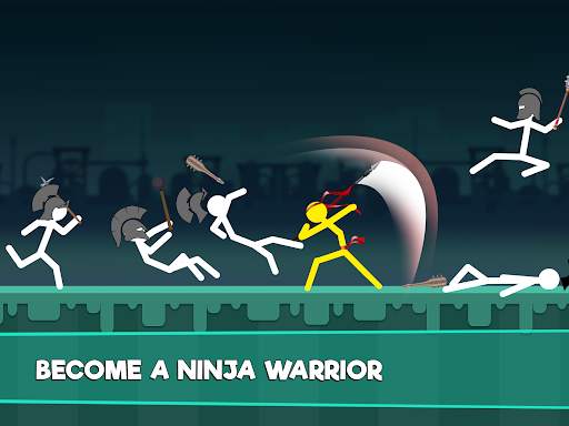 stickman perang: tongkat ninja screenshot 1