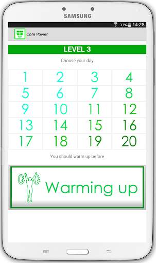 Core Power daily training abs screenshot 11