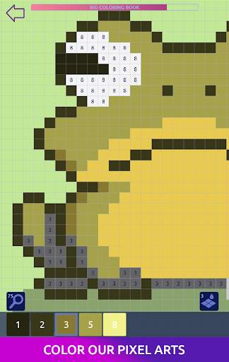 Big Coloring Book: free color by number, pixel art screenshot 11