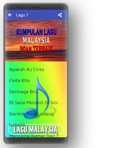 Lagu Malaysia Hits 90an Offline screenshot 4