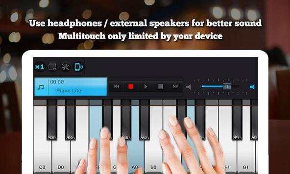 Piano Lite HD screenshot 6