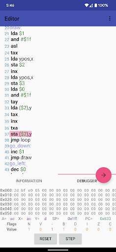 Learn 6502 Assembly скриншот 4