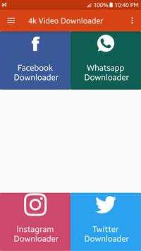 HD Video Downloader For Facebook & instagram screenshot 1