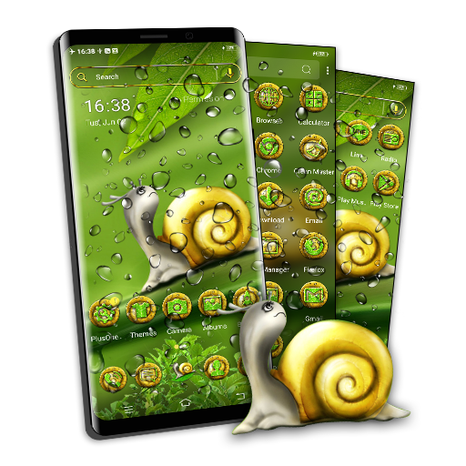 Cute Snail Launcher Theme icon