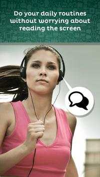 Voice reading for Whatsapp and  text sms screenshot 3