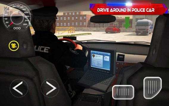 Multistory Police Car Parking Crime Escape Control screenshot 3