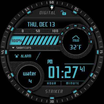Digital Striker Watch Face screenshot 8