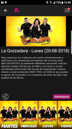 Power FM Honduras 3 تصوير الشاشة