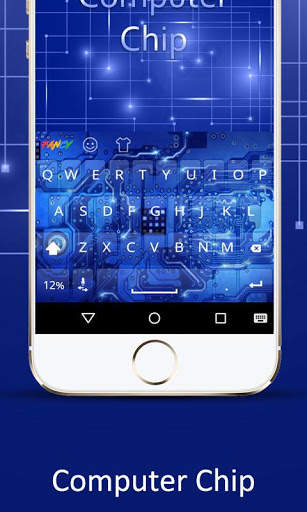 Chip Fancy Keyboard Theme 2 تصوير الشاشة