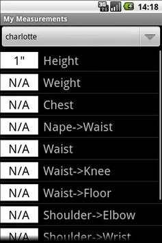 MyMeasurements скриншот 3