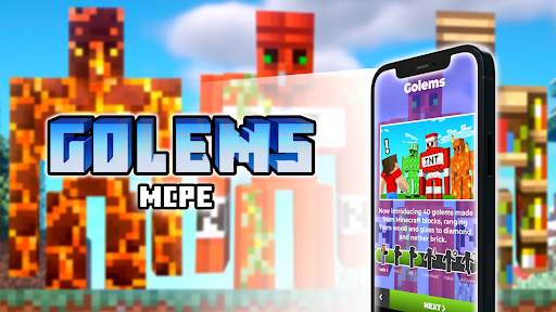 More Golems MOD Minecraft PE screenshot 6