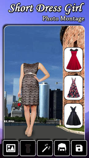 Short Dress Photo Suit Editor 4 تصوير الشاشة
