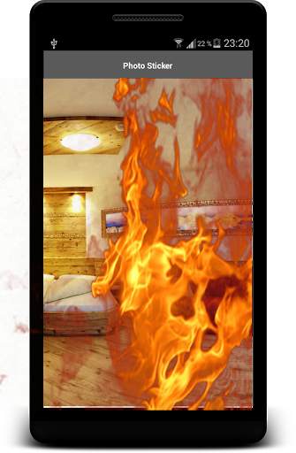 Fire Prank Camera: Fire in Pic screenshot 2
