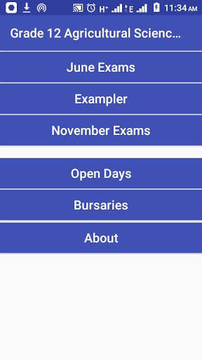 Grade 12 Agricultural Sciences Mobile Application screenshot 1