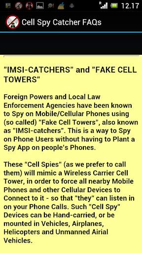 Cell Spy Catcher (Anti Spy) screenshot 7
