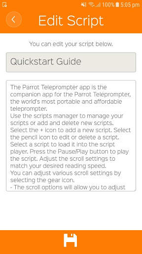 Parrot Teleprompter screenshot 3