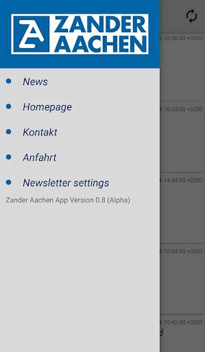 Zander Aachen App screenshot 2