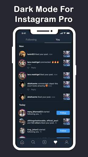 Dark Mode for Instagram screenshot 3