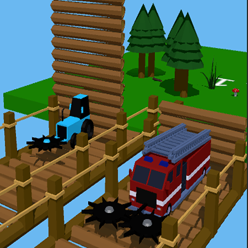 Bridge Build Car Race: Cut it icon