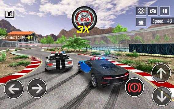 Police Drift Car Simulator Driving 3D screenshot 2