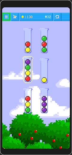 Pixel Sort Puzzle: Funny Balls screenshot 1