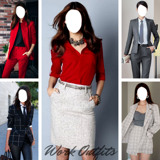 Women Work Outfits Photo Suit icon