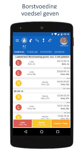 Borstvoeding - Baby Tracker screenshot 1
