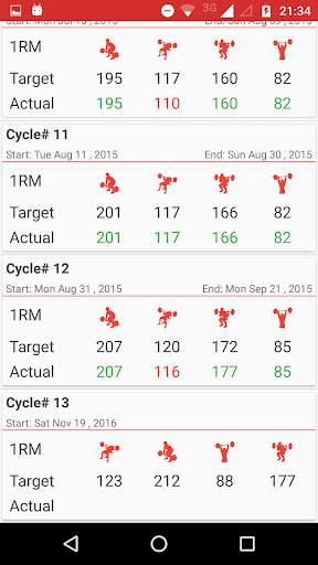 Wendler 5/3/1 log screenshot 7