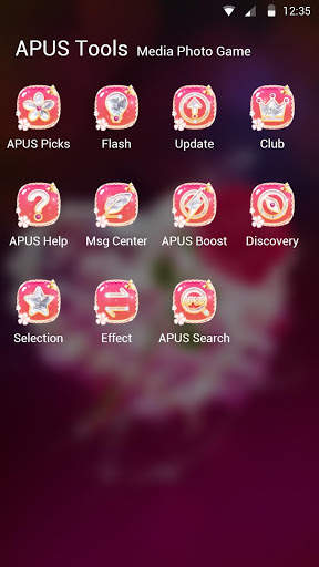 Shine Red Heart Rose Love--APUS Launcher theme screenshot 4