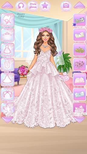เกมส์งานแต่งนางแบบสำหรับสาว screenshot 7