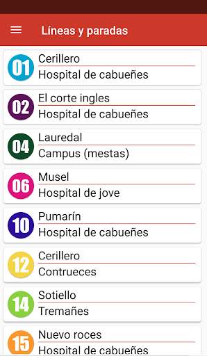 Bus Gijón - Tu app de buses urbanos screenshot 4