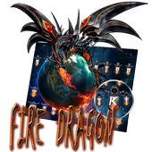 Fire Dragon Keyboard Theme icon