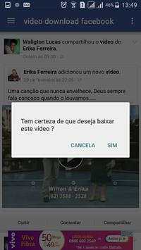 Downloader video facebook. screenshot 2