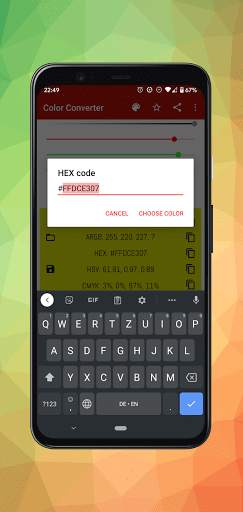 Color Converter 6 تصوير الشاشة