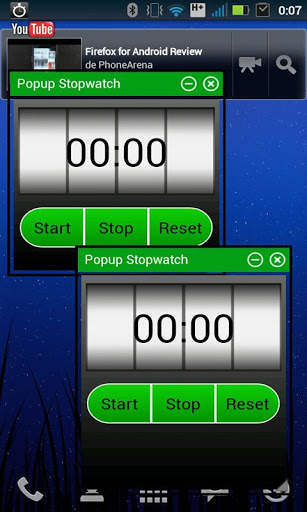 Popup Stopwatch скриншот 1