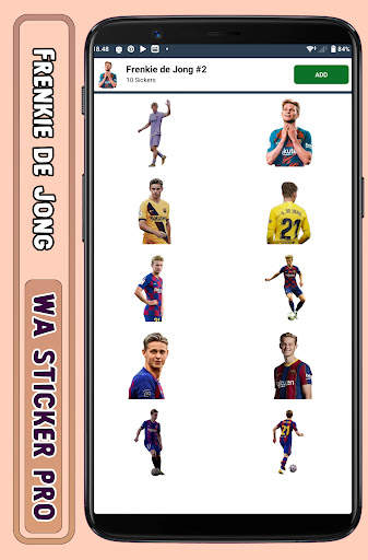 Frenkie de Jong - WA Sticker screenshot 3