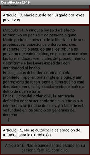 Constitución Política De México. स्क्रीनशॉट 2