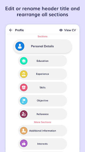 CV Maker, Resume Builder and Resume Templates screenshot 4