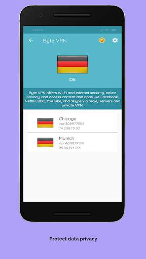 Byte VPN - Unlimited , High Speed Free VPN screenshot 2